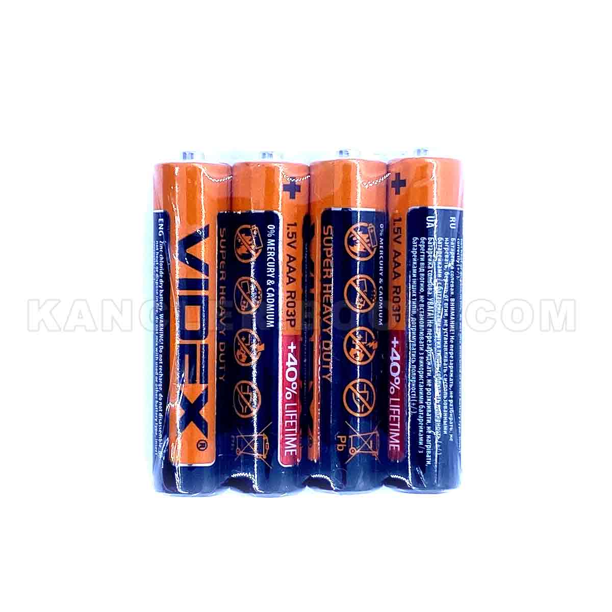 Батарейка Videx AAA R03P 1.5V 1шт