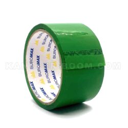 Стрічка клейка пакувальна зелена 48 мм x 35 м арт. BM.7007-04