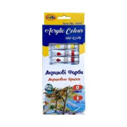 Фарби акрилові 12 кольорів