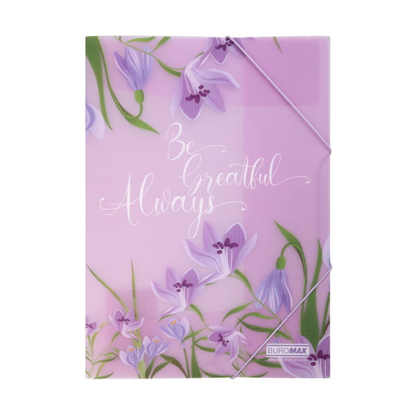 Папка на гумках А4 Buromax