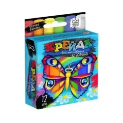 Крейда кольорова Danko Toys 12 кольорів