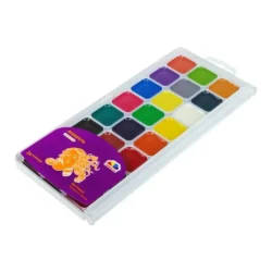 Фарба акварельна 24 кольори Гамма. Без пензлика.
