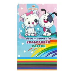 Картон кольоровий двосторонній КК4-010